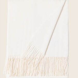 Sofia Cashmere Trentino Throw - Cream